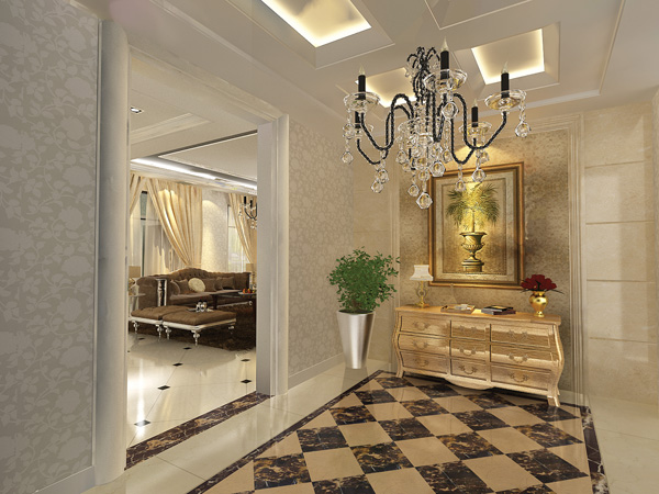 “新古典风格”上海公馆别墅室内设计